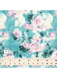 Bloom flower style with pink,green colors - Image 5