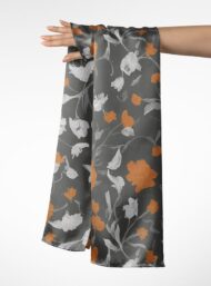 Bloom flower style with orange,white colors - Image 3