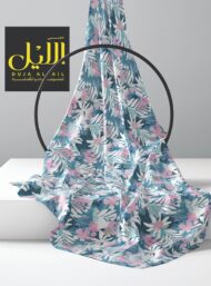 Leaf flower style with blue,pink colors - Image 2