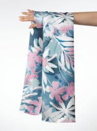 Leaf flower style with blue,pink colors - Image 3