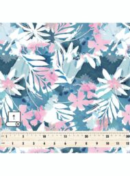 Leaf flower style with blue,pink colors - Image 5