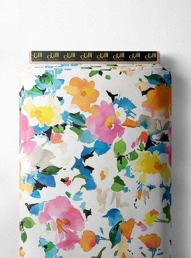 LAI02-0306_1-1.jpg Petal flower style with pink,orange colors - Image 1