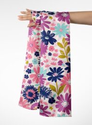 Bloom flower style with pink,blue colors - Image 3
