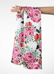 Bloom flower style with pink,green colors - Image 3