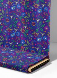 Leaf flower style with blue,green colors - Image 4