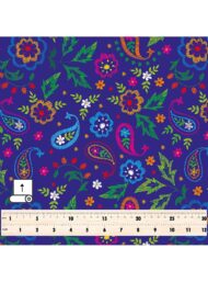 Leaf flower style with blue,green colors - Image 5