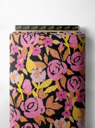 Rose flower style with pink,yellow colors