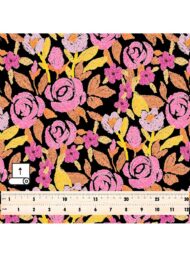 Rose flower style with pink,yellow colors - Image 5