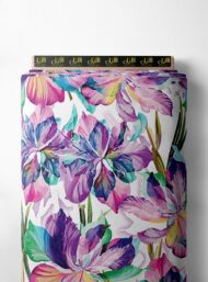 Petal flower style with pink,purple colors