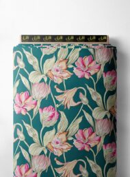 Petal flower style with pink,green colors