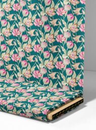 Petal flower style with pink,green colors - Image 4