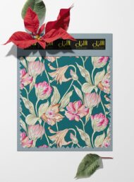 Petal flower style with pink,green colors - Image 6