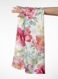 Bloom flower style with pink,green colors - Image 3