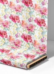 Bloom flower style with pink,green colors - Image 4