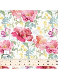 Bloom flower style with pink,green colors - Image 5