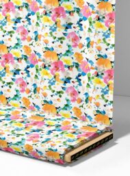 Bloom flower style with pink,yellow colors - Image 4