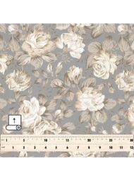 Rose flower style with grey,white colors - Image 5