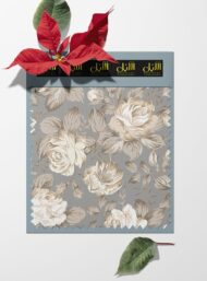 Rose flower style with grey,white colors - Image 6