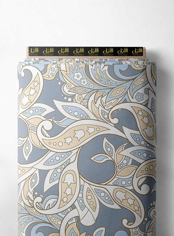 LAI02-0321_1-1.jpg Leaf flower style with grey,white colors - Image 1