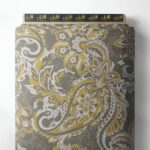 Petal flower style with grey,yellow colors