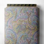 Paisley mixed style with pink,blue colors