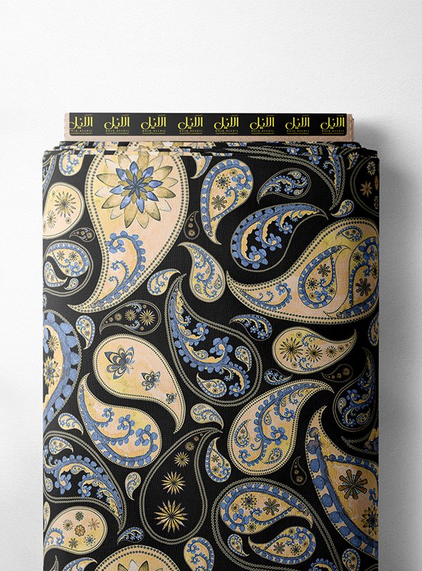 LAI02-0324_1-1.jpg Flower others style with black,blue colors - Image 1