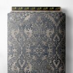 Floral classic style with grey, black colors