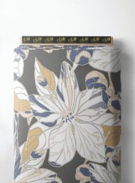 Petal flower style with grey,white colors