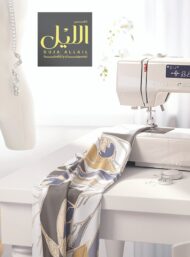 Petal flower style with grey,white colors - Image 7