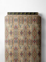 Pattern others style with brown, red colors