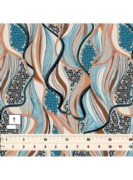 Wave others style with blue,brown colors - Image 5