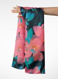 Bloom flower style with pink,green colors - Image 3