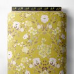 Bloom flower style with yellow,white colors