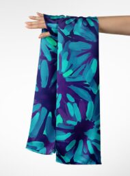 Petal flower style with blue,green colors - Image 3
