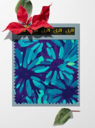 Petal flower style with blue,green colors - Image 6