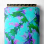 Leaf nature style with green,blue colors