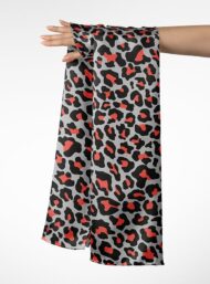 Leopard animal style with black,red colors - Image 3