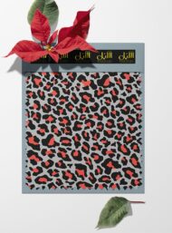 Leopard animal style with black,red colors - Image 6