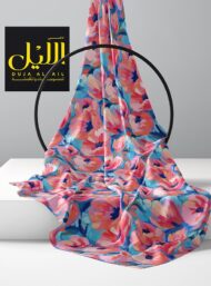 Bloom flower style with pink,blue colors - Image 2