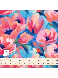 Bloom flower style with pink,blue colors - Image 5