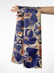 Bloom flower style with blue, red colors - Image 3