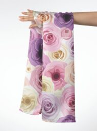 Rose flower style with pink,white colors - Image 3