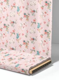 Bloom flower style with pink,green colors - Image 4