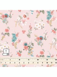 Bloom flower style with pink,green colors - Image 5