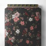 Bloom flower style with pink,white colors