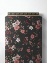 Bloom flower style with pink,white colors