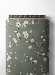 Petal flower style with grey,white colors