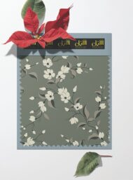 Petal flower style with grey,white colors - Image 6