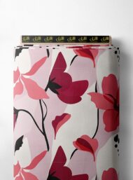 Bloom flower style with red,pink colors