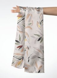 Leaf flower style with brown,green colors - Image 3